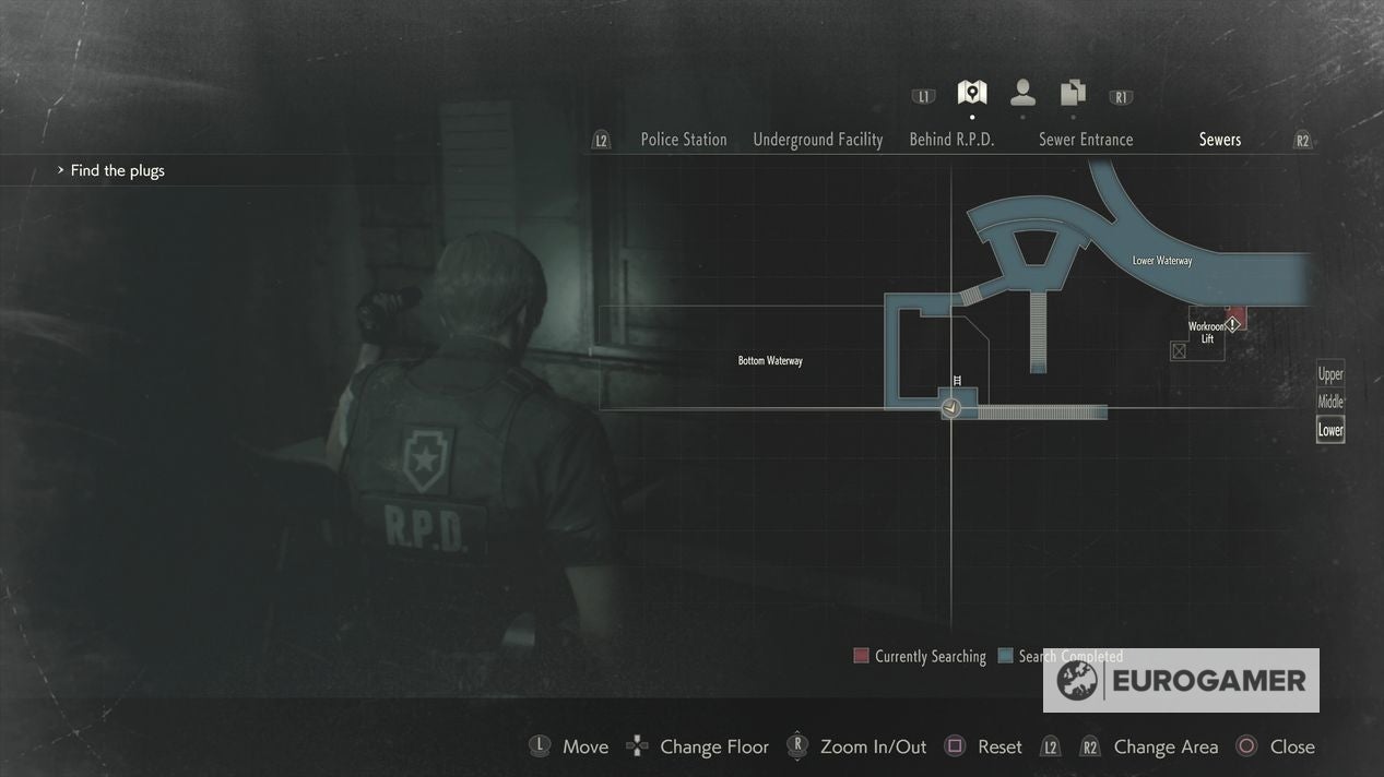 Resident Evil 2 King, Queen and Rook Plug locations, Supplies Storage